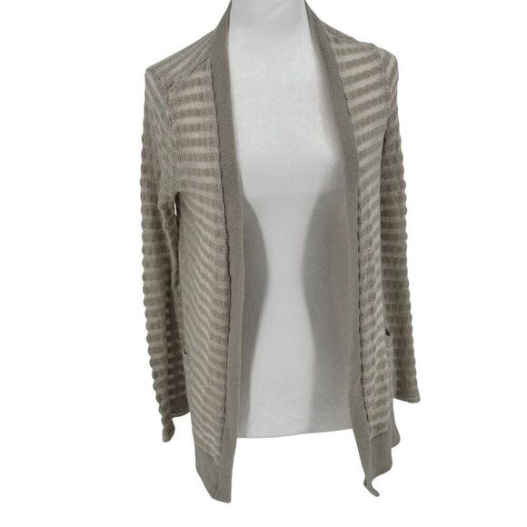 ✨ Anthropologie Pleione Cotton Blend Cardigan Sweater - Size S ✨ - Picture 2 of 10
